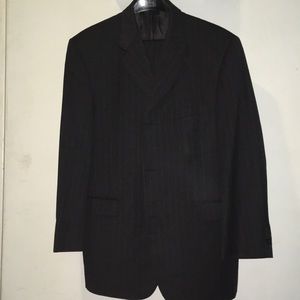 Black striped Valentino suit